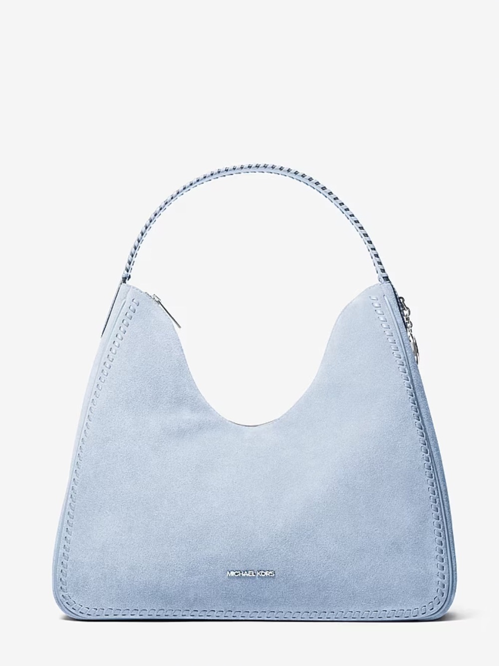 Michael Kors Nayla Medium Suede Hobo Shoulder Bag
